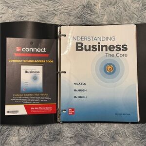 🏷️NWT Understanding Business: The Core 2nd Ed + Binder + Access Code